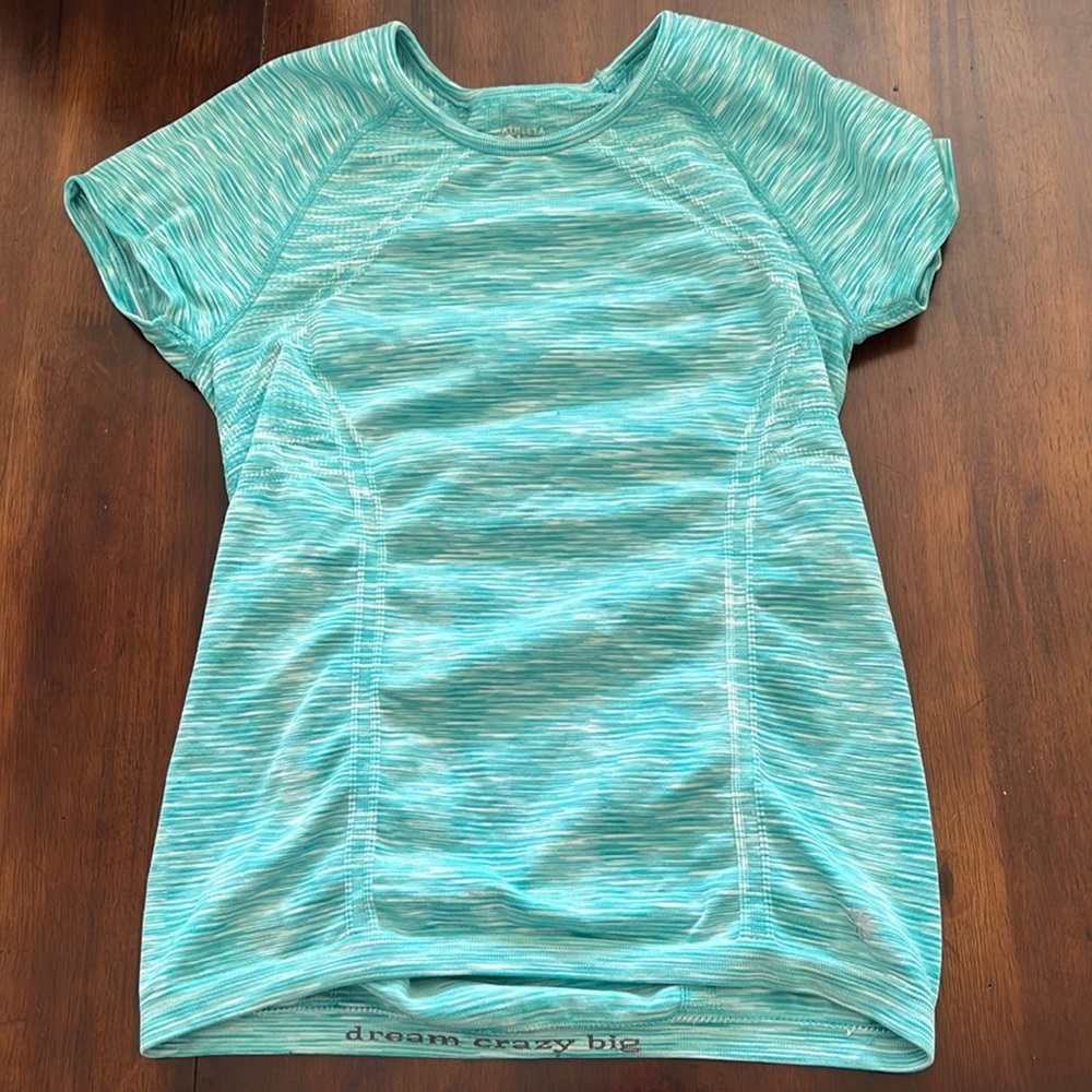 Athleta Girl short sleeve shirt size XL/14.